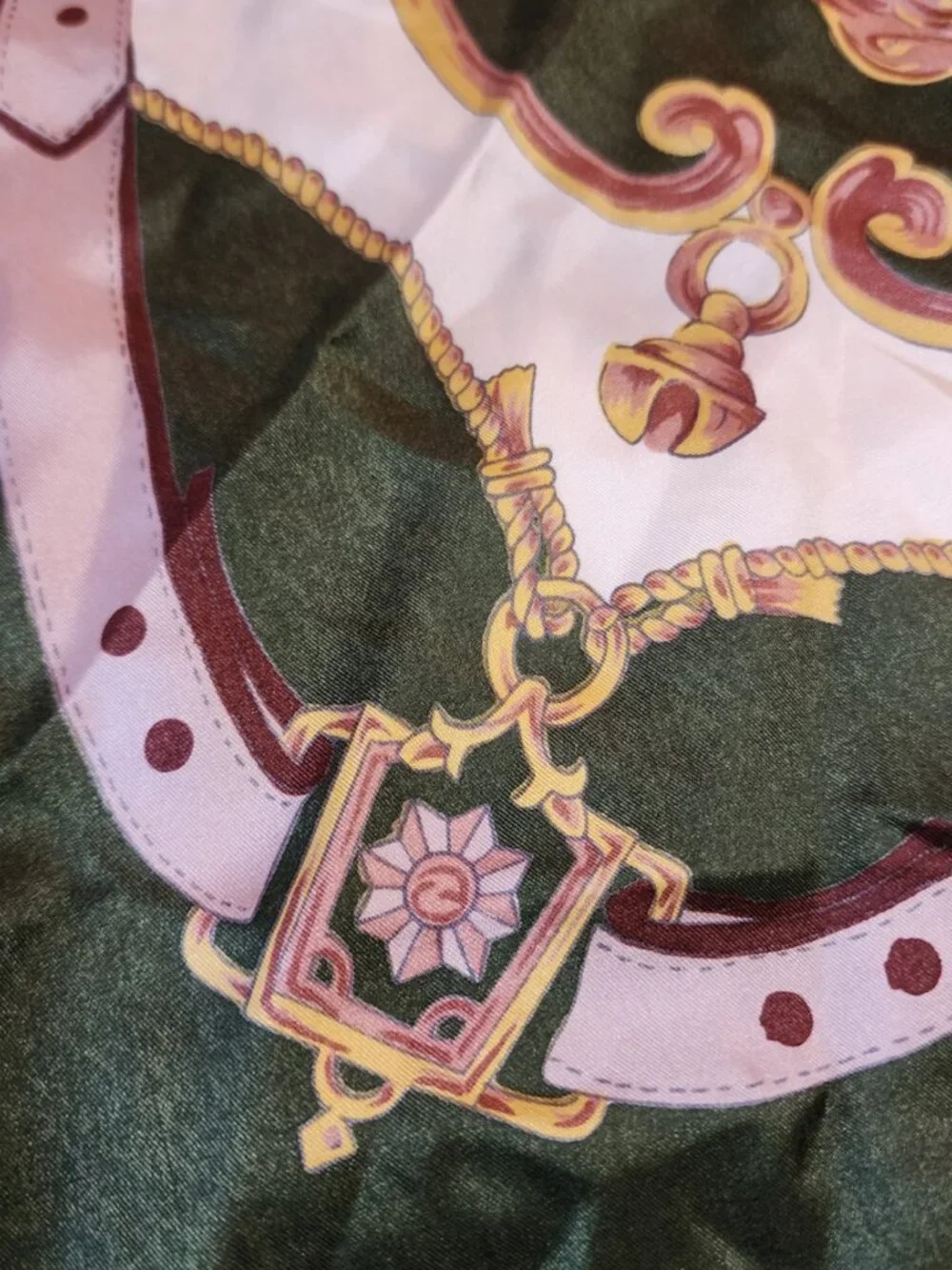 100% SILK scarf 34 inches x 34 inches
